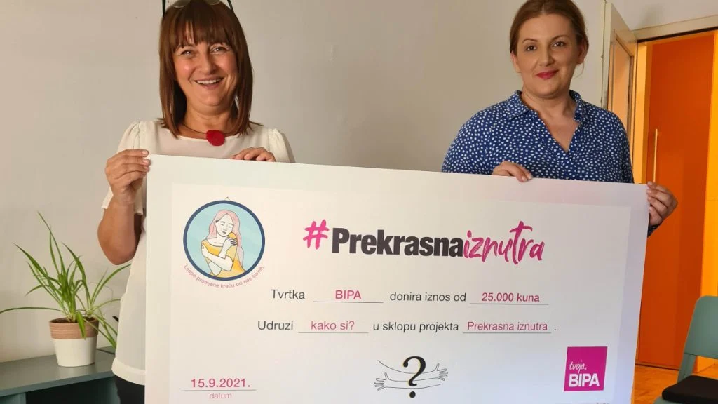 Donacijom za mentalno zdravlje! BIPA donirala 25.000 kn udruzi „kako si?“