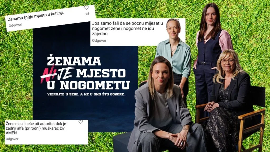 HNS lansirao kampanju koja spaja žene i nogomet. Popljuvali ju.