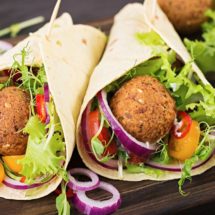 Sana falafel wraps