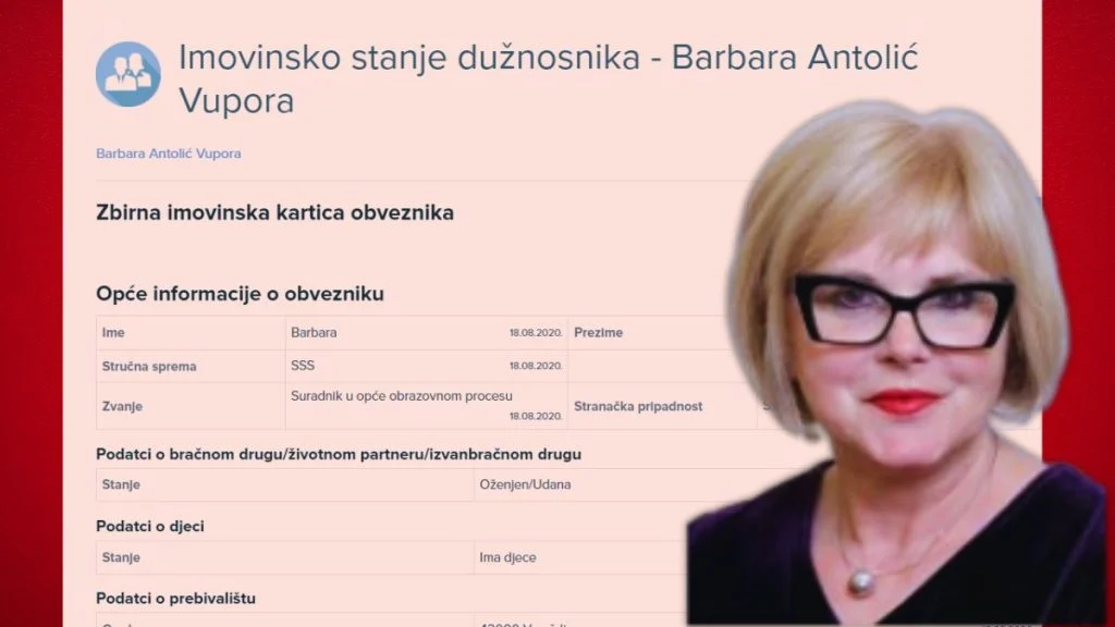 Tko je Barbara Antolić Vupora, uhićena SDP-ova zastupnica?
