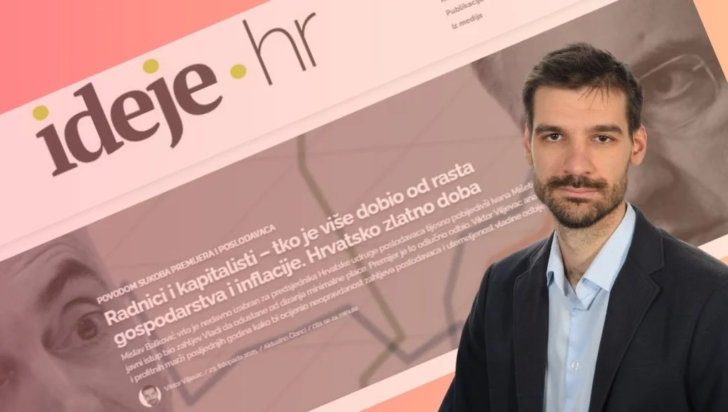 Ekonomist o plaćama i profitu: Brojke govore da su tvrtke u Hrvatskoj imale marže iznad eurozone
