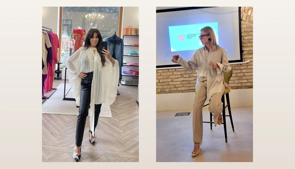 Poluumetnuta bluza: Suptilan pomak od klasične poslovne forme 