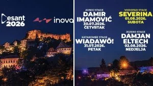 Severina predvodi Desant Festival 2026:                            Četiri dana muzike na najljepšim pozornicama Jajca