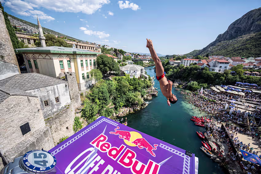 Mostar još jednom bio svjetska pozornica hrabrosti: Iffland i Popovici pobjednici jubilarnog Cliff Divinga