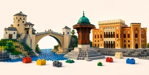 Stari most, Sebilj i Vijećnica kao LEGO modeli: Mladi iz BiH svoje ideje šalju prema svijetu