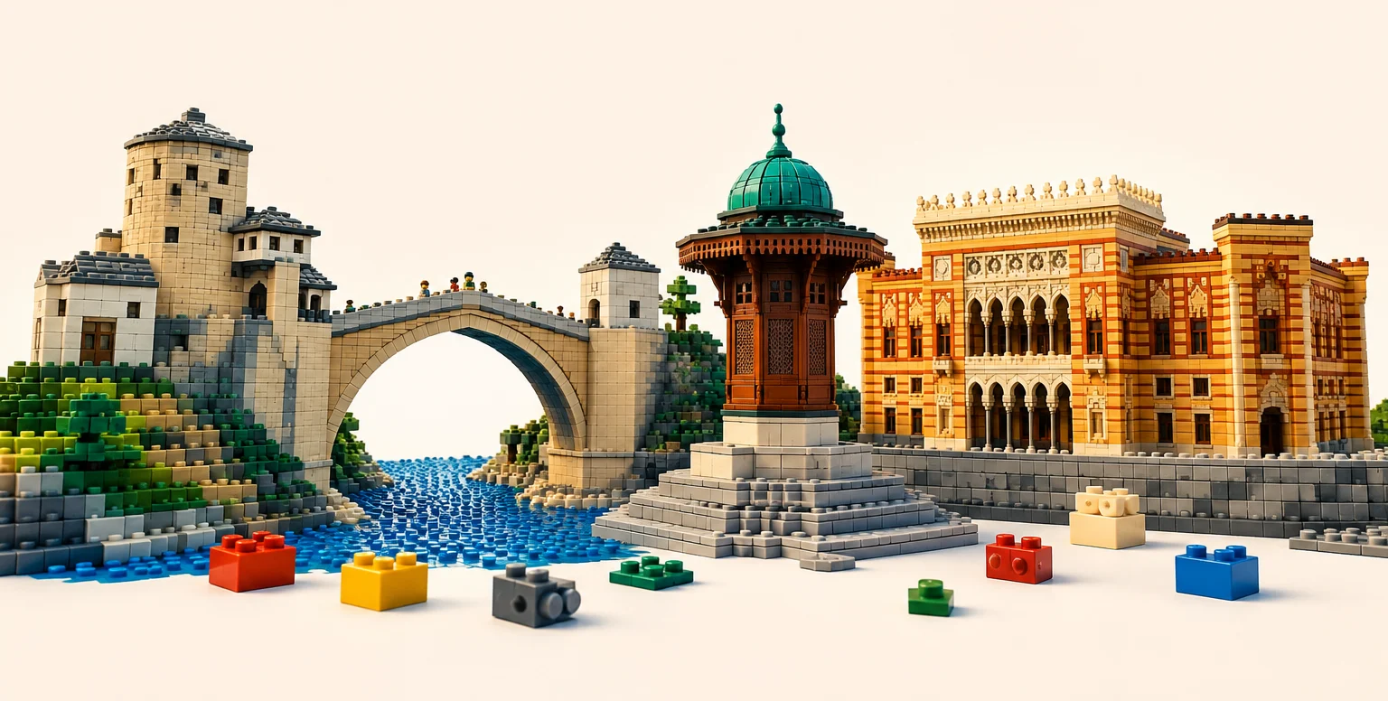 Stari most, Sebilj i Vijećnica kao LEGO modeli: Mladi iz BiH svoje ideje šalju prema svijetu