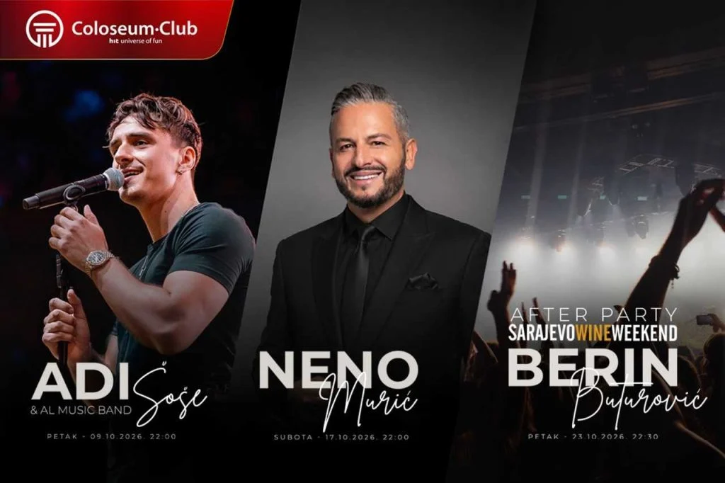 Oktobar u Coloseum Clubu donosi tri večeri dobre zabave